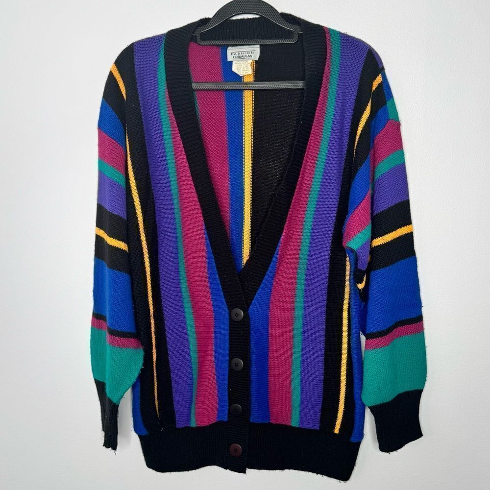 Vintage Fashion Formulas cardigan size small